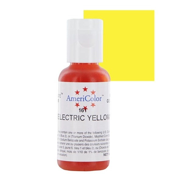 สีเจล อเมริคัลเลอร์  AmeriColor KIT 161 ELECTRIC YELLOW 